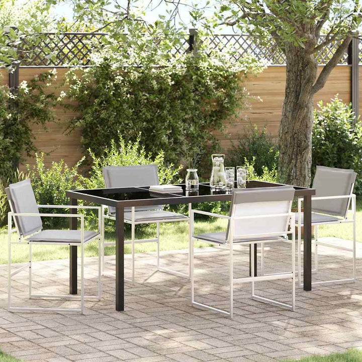 Have Spisebordssæt 5 pcs Hvid 160 x 80 x 73 cm