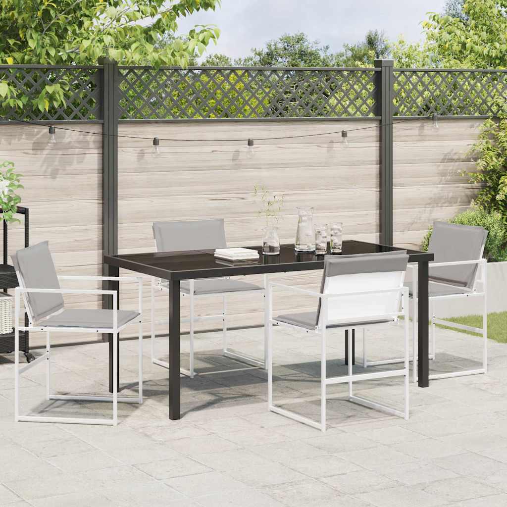 Have Spisebordssæt 5 pcs Hvid 160 x 80 x 73 cm