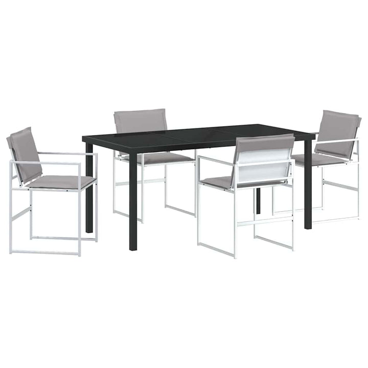 Have Spisebordssæt 5 pcs Hvid 160 x 80 x 73 cm