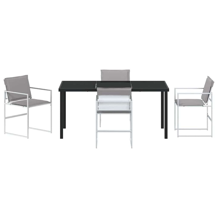 Have Spisebordssæt 5 pcs Hvid 160 x 80 x 73 cm