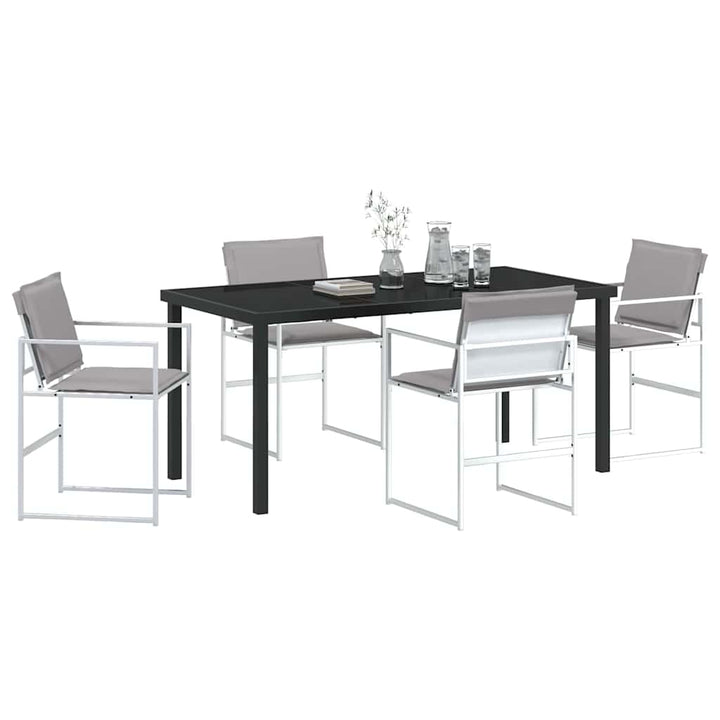 Have Spisebordssæt 5 pcs Hvid 160 x 80 x 73 cm