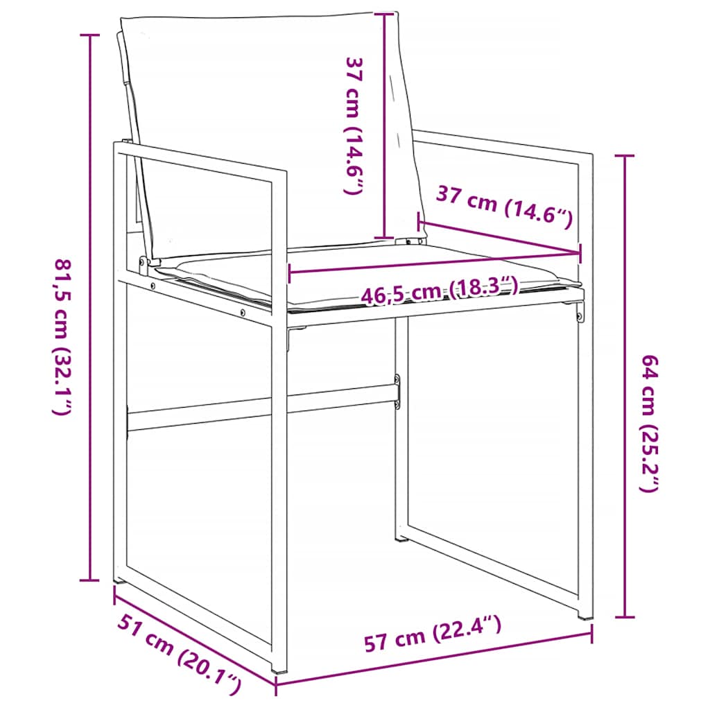 Have Spisebordssæt 5 pcs Hvid 160 x 80 x 73 cm
