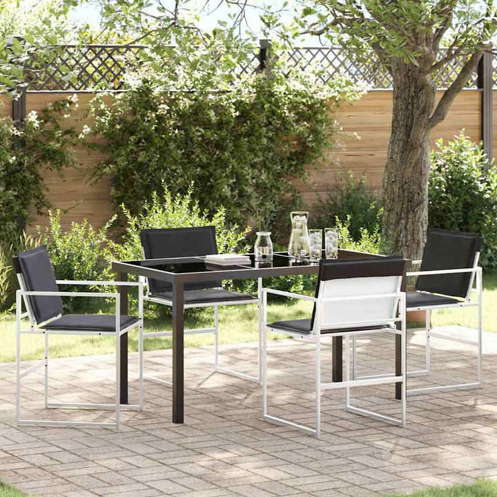 Have Spisebordssæt 5 pcs Hvid 140 x 70 x 73 cm