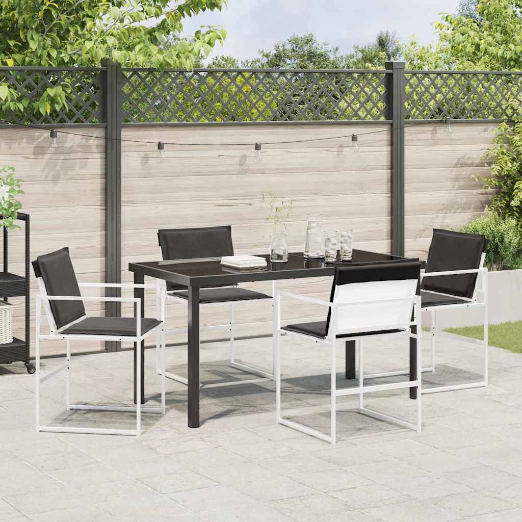 Have Spisebordssæt 5 pcs Hvid 140 x 70 x 73 cm