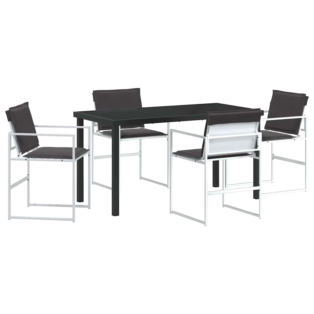 Have Spisebordssæt 5 pcs Hvid 140 x 70 x 73 cm
