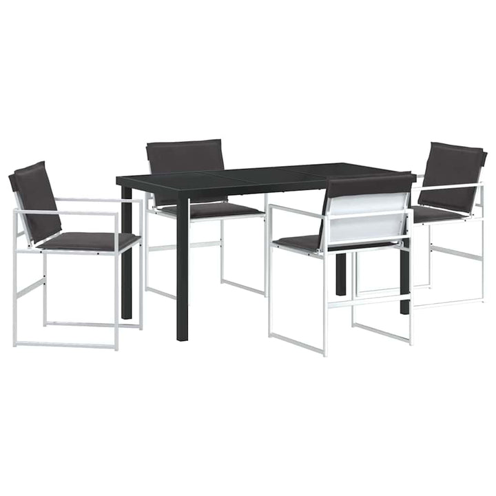 Have Spisebordssæt 5 pcs Hvid 140 x 70 x 73 cm