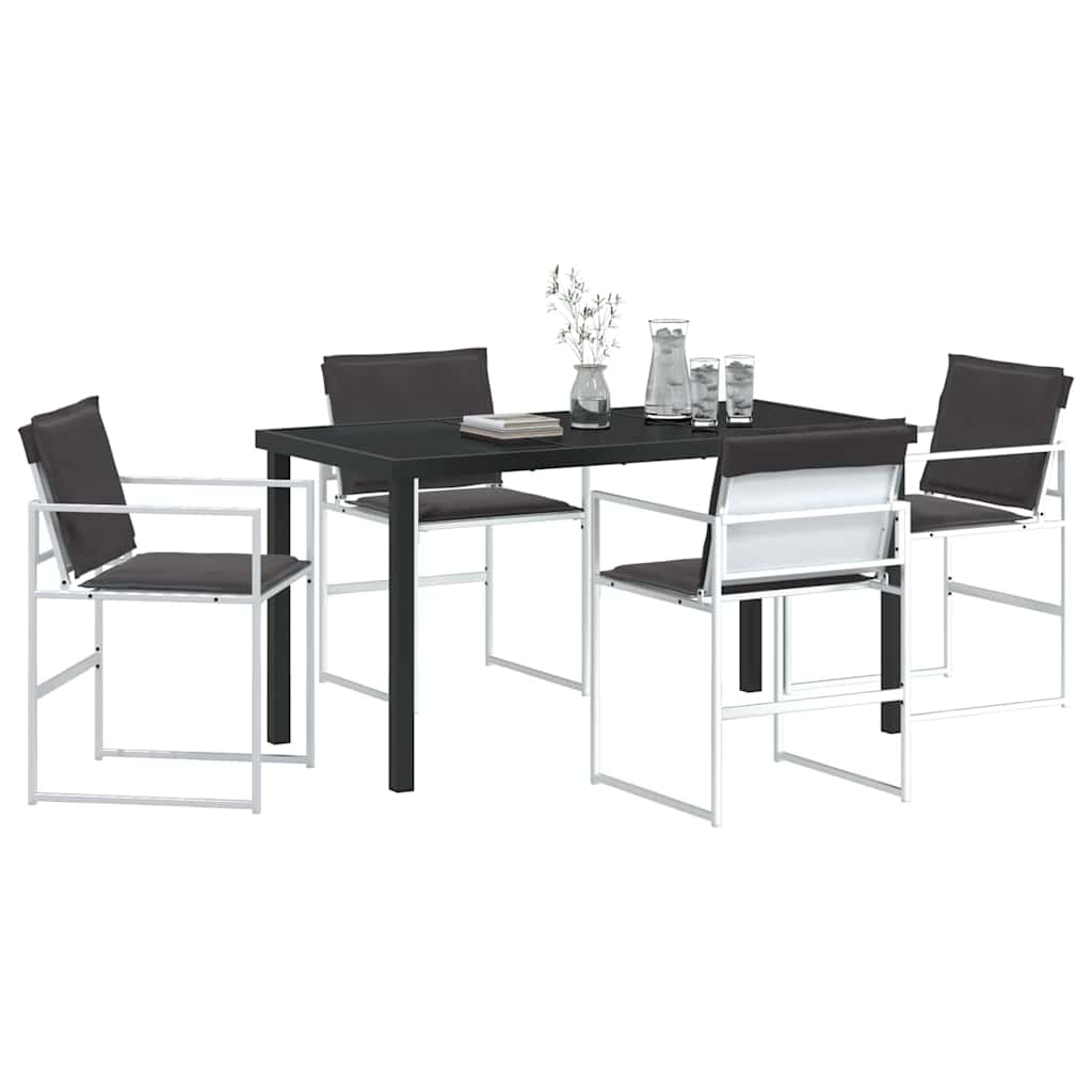 Have Spisebordssæt 5 pcs Hvid 140 x 70 x 73 cm
