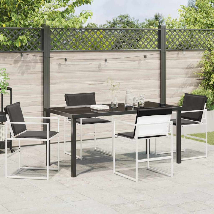Have Spisebordssæt 5 pcs Hvid 160 x 80 x 73 cm