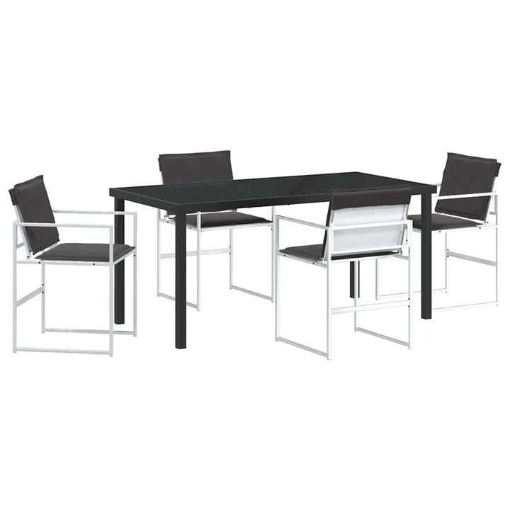 Have Spisebordssæt 5 pcs Hvid 160 x 80 x 73 cm
