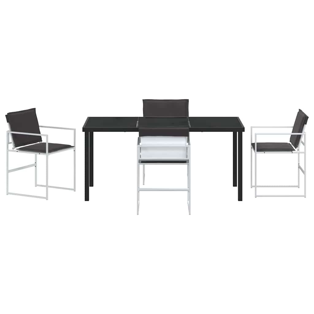 Have Spisebordssæt 5 pcs Hvid 160 x 80 x 73 cm