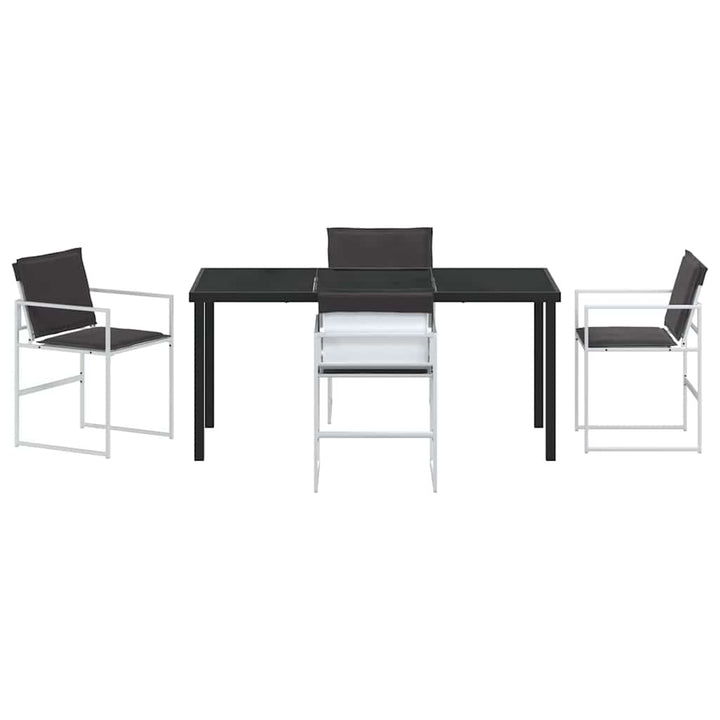 Have Spisebordssæt 5 pcs Hvid 160 x 80 x 73 cm