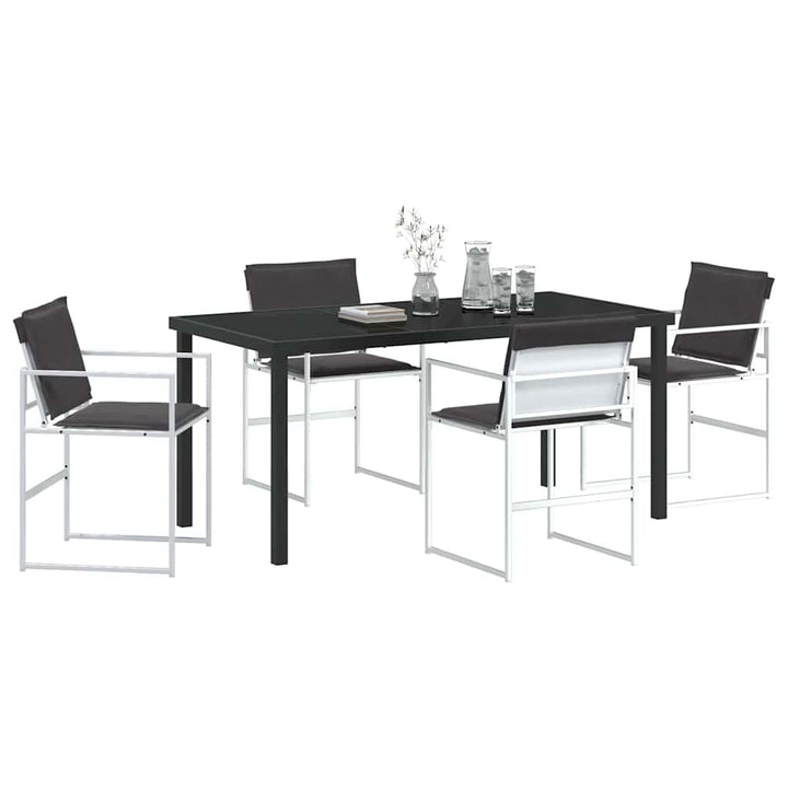 Have Spisebordssæt 5 pcs Hvid 160 x 80 x 73 cm