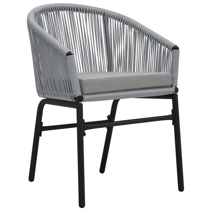 Have Spisebordssæt 3 pcs Grå Poly rattan