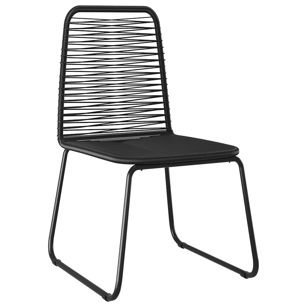 Have Spisebordssæt 3 pcs Sort Poly rattan