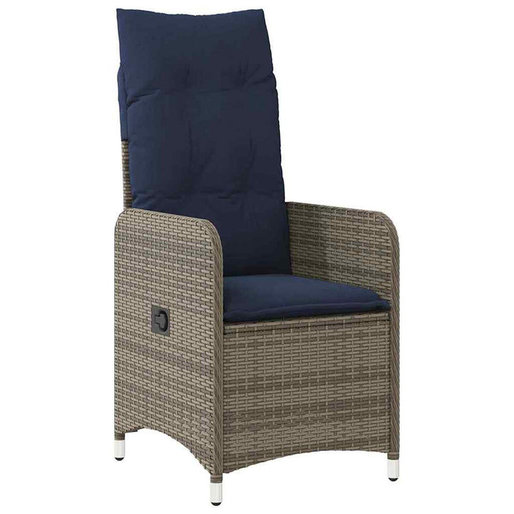 Have Spisebordssæt 3 pcs Grå polyrattan