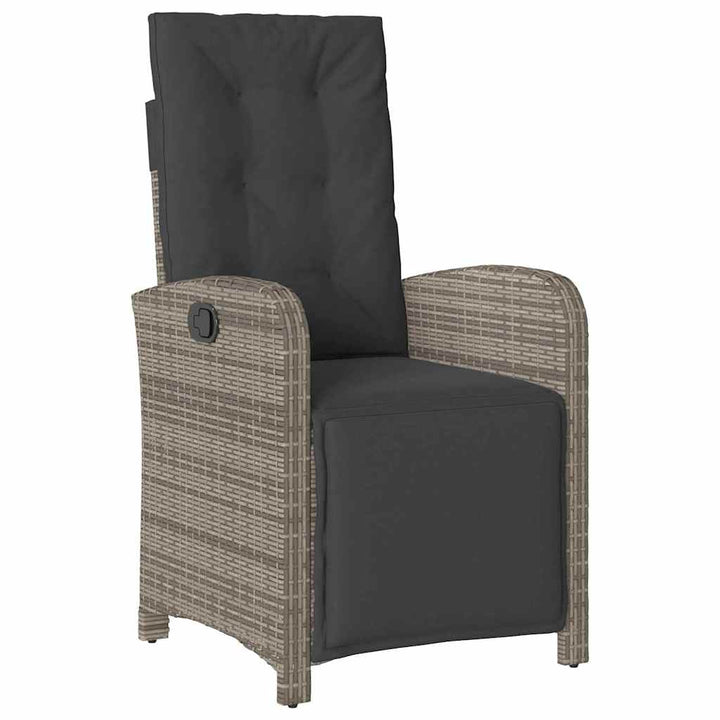 Have Spisebordssæt 3 pcs Grå polyrattan