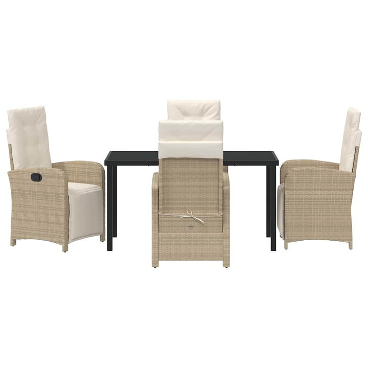 Have Spisebordssæt 5 pcs Beige polyrattan