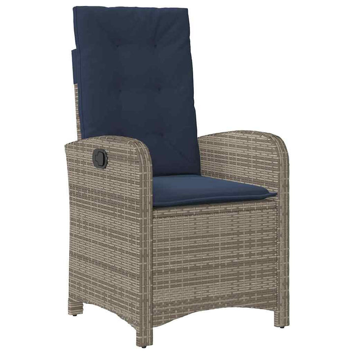 Have Spisebordssæt 3 pcs Grå polyrattan