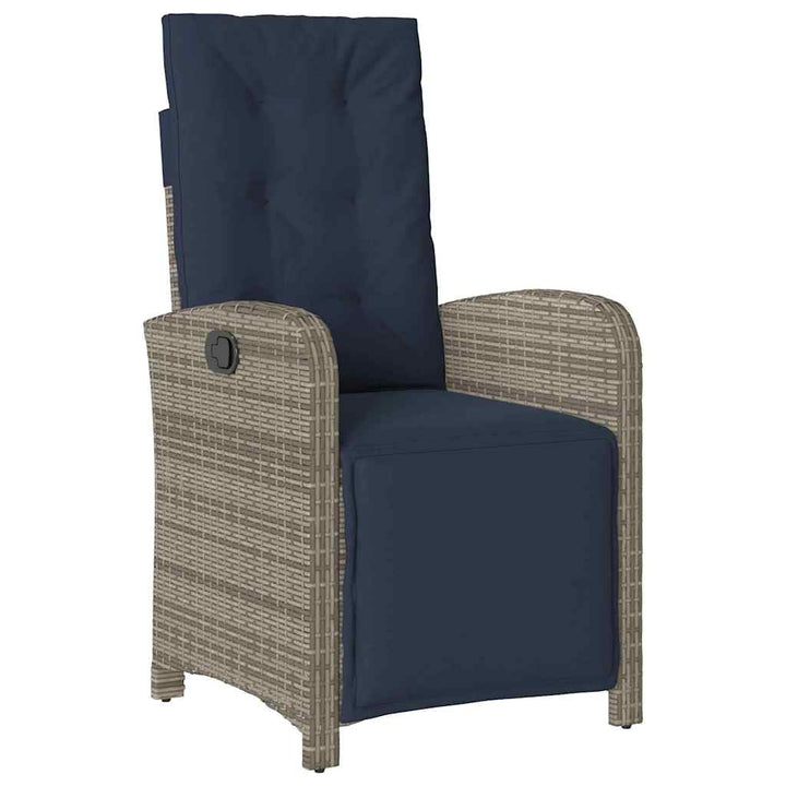 Have Spisebordssæt 3 pcs Grå polyrattan