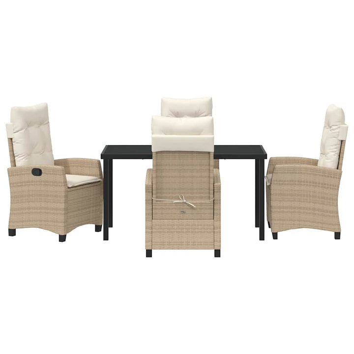 Have Spisebordssæt 5 pcs Beige polyrattan