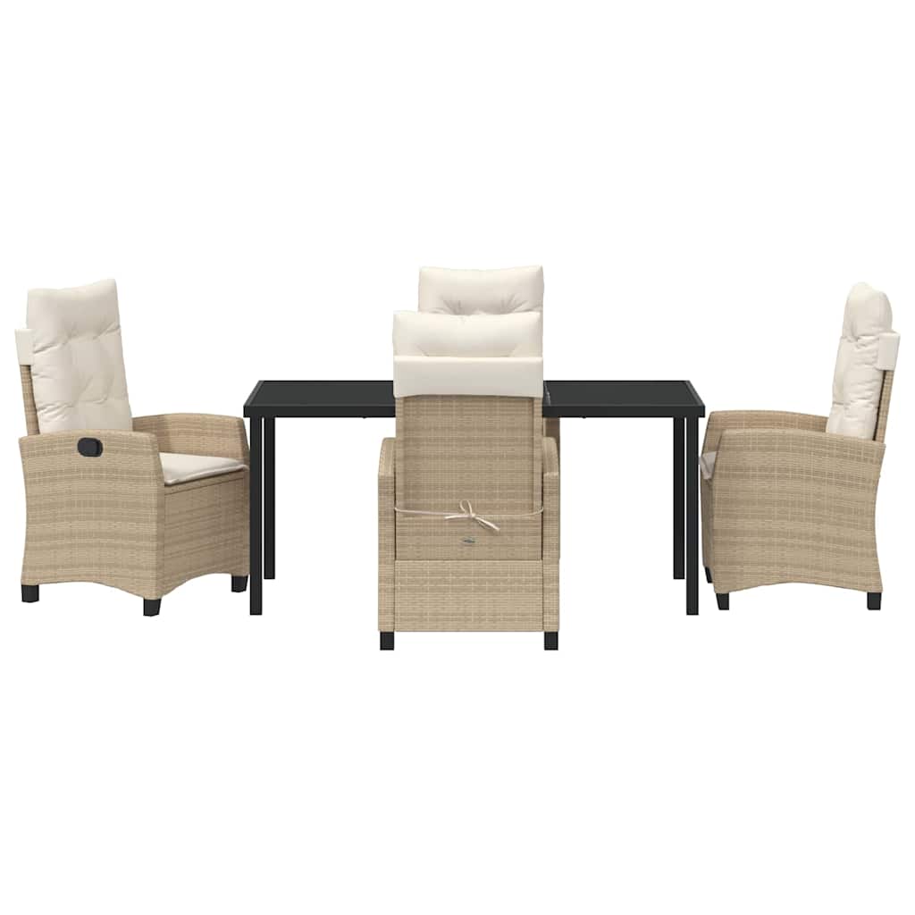Have Spisebordssæt 5 pcs Beige polyrattan