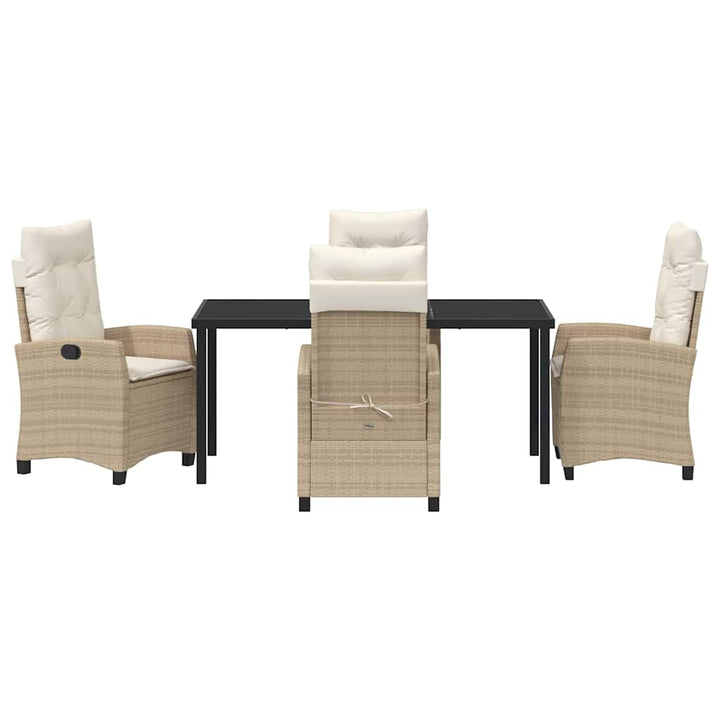 Have Spisebordssæt 5 pcs Beige polyrattan