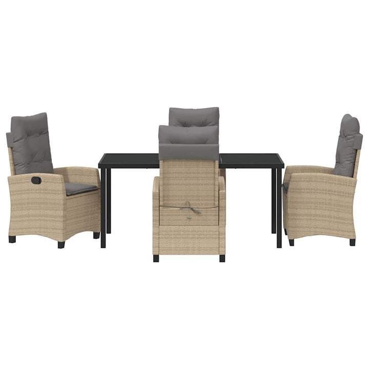 Have Spisebordssæt 5 pcs Beige polyrattan
