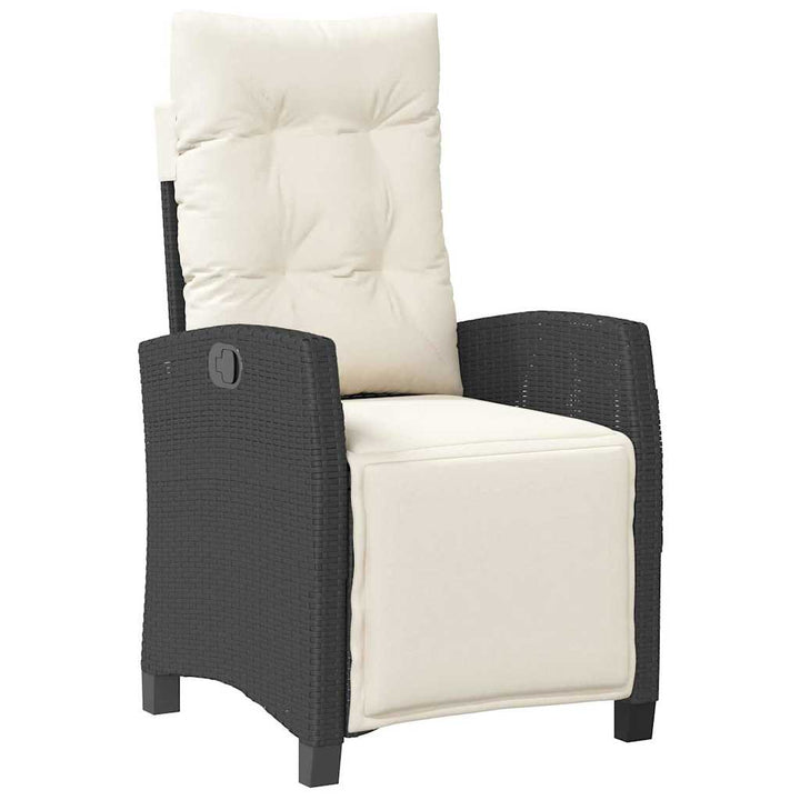 Have Spisebordssæt 3 pcs Sort polyrattan