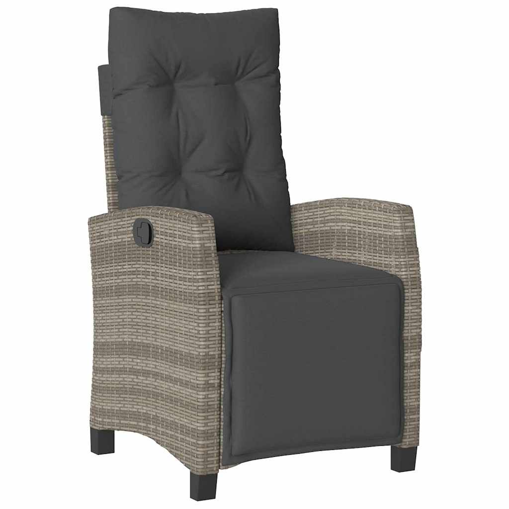 Have Spisebordssæt 3 pcs Grå polyrattan