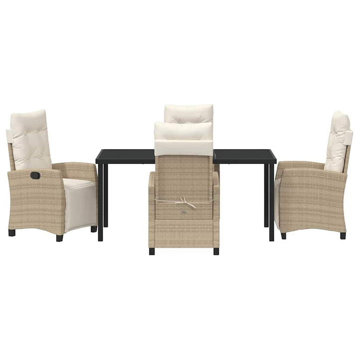 Have Spisebordssæt 5 pcs Beige polyrattan