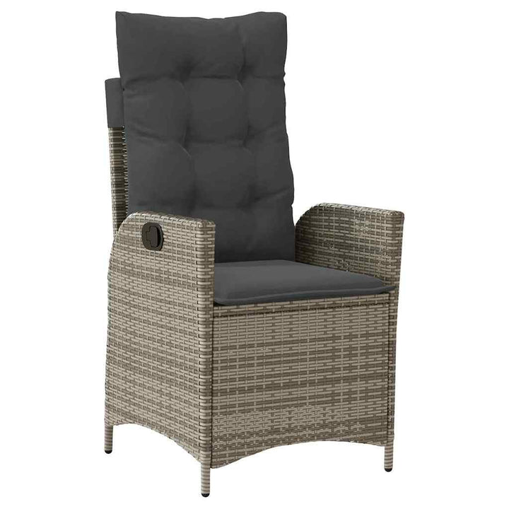 Have Spisebordssæt 3 pcs Grå polyrattan