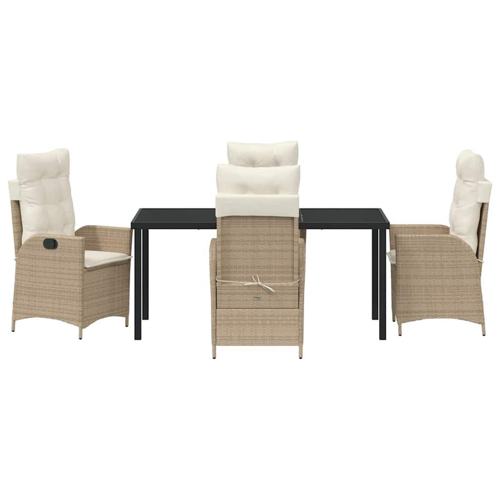 Have Spisebordssæt 5 pcs Beige polyrattan