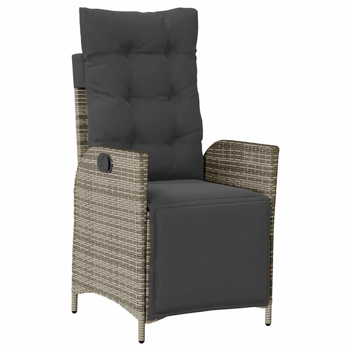 Have Spisebordssæt 3 pcs Grå Poly rattan