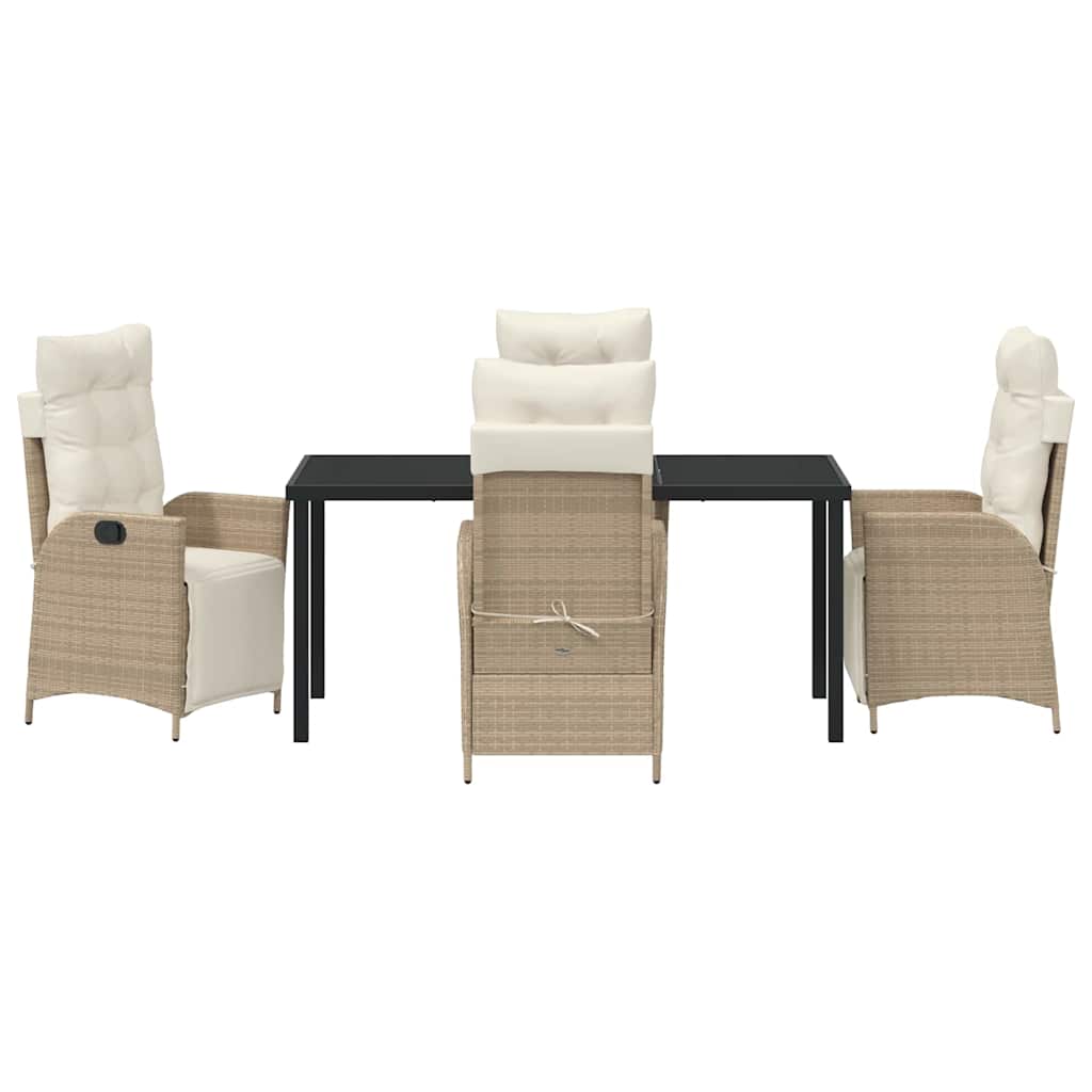 Have Spisebordssæt 5 pcs Beige Poly rattan