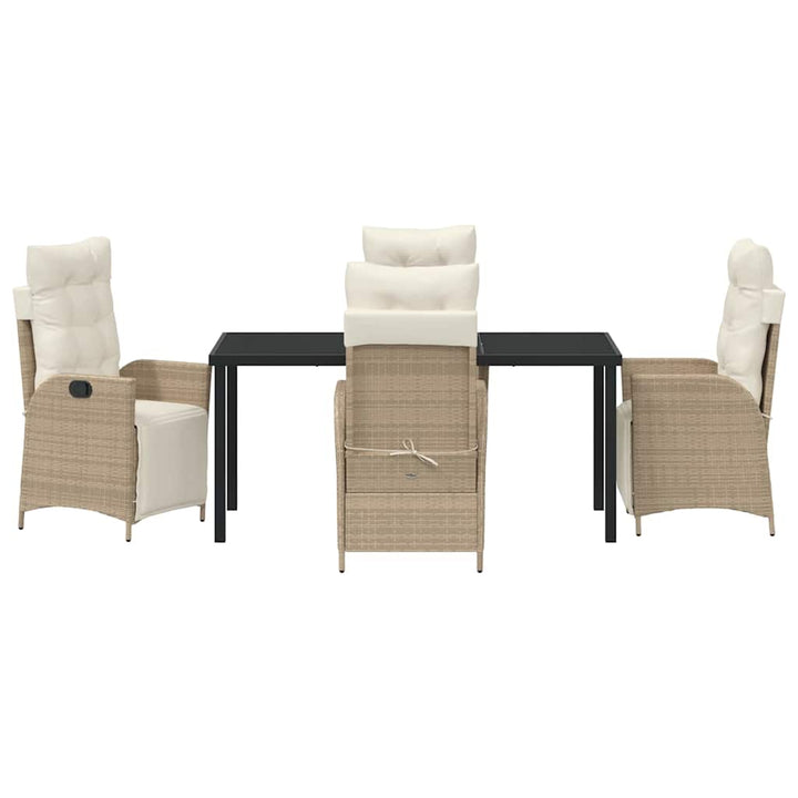 Have Spisebordssæt 5 pcs Beige Poly rattan