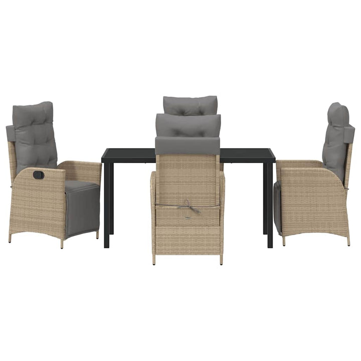 Have Spisebordssæt 5 pcs Beige Poly rattan