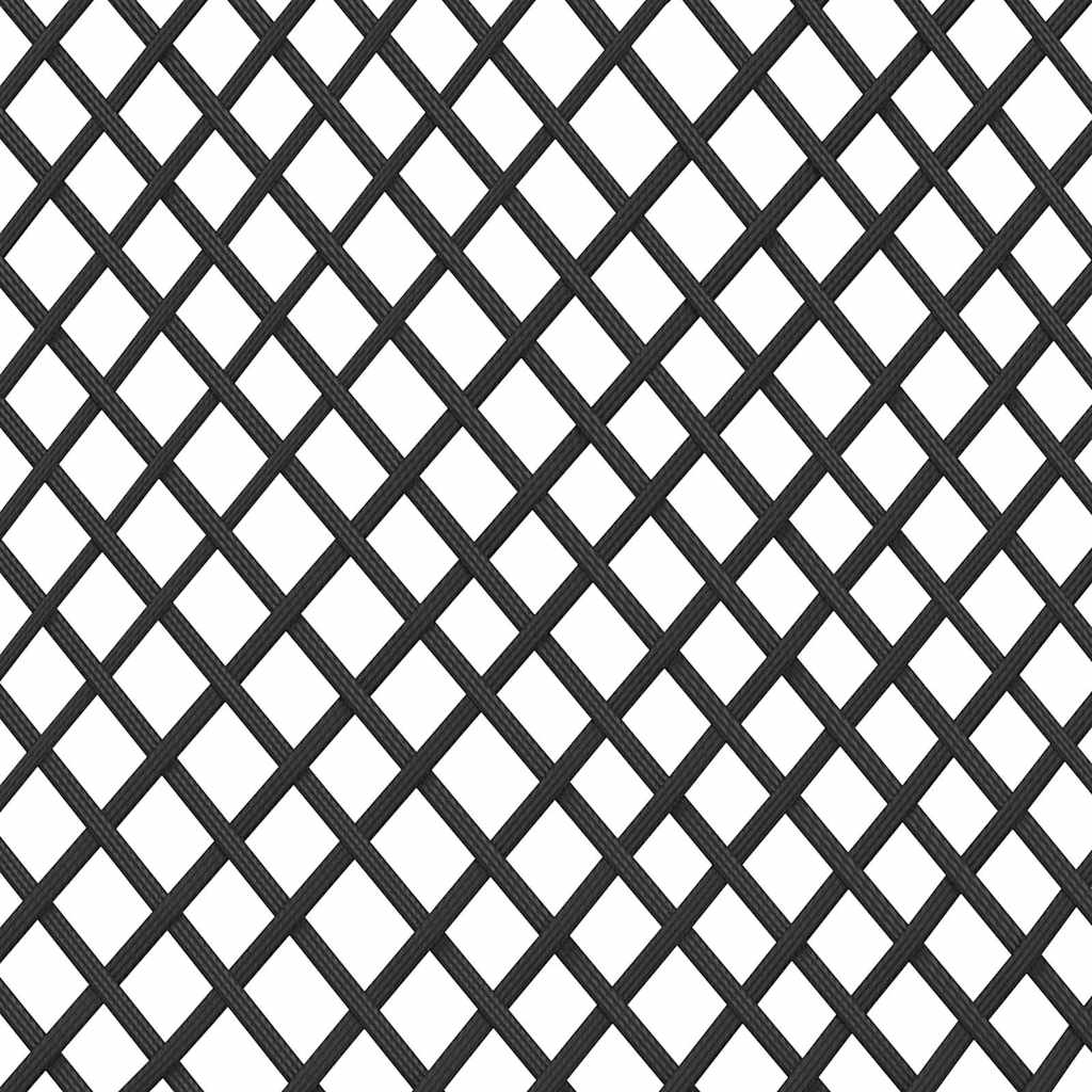 Have Spisebordssæt 5 pcs Sort polyrattan