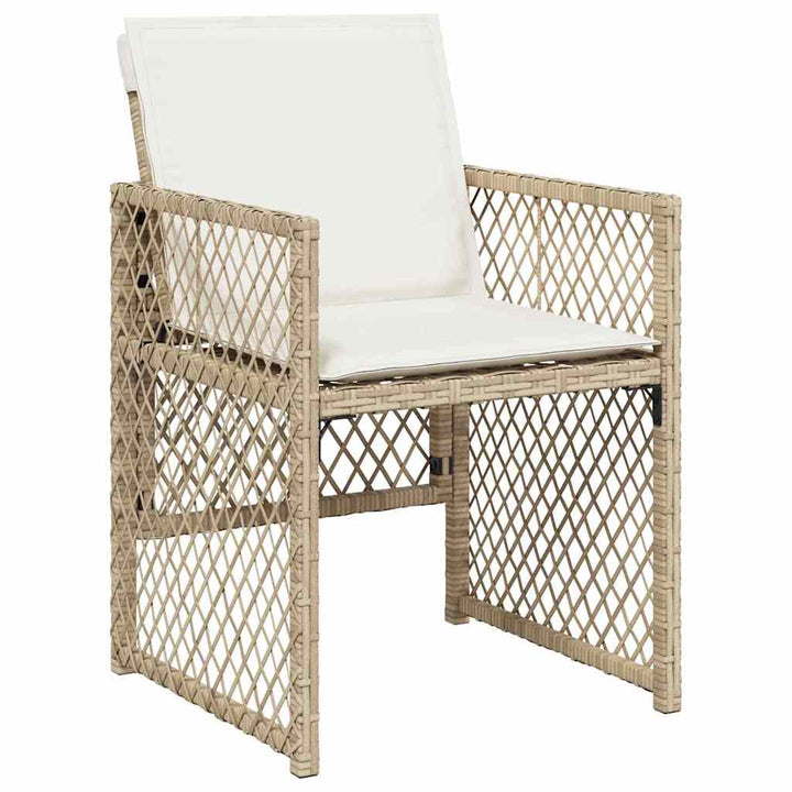 Have Spisebordssæt 5 pcs Beige polyrattan