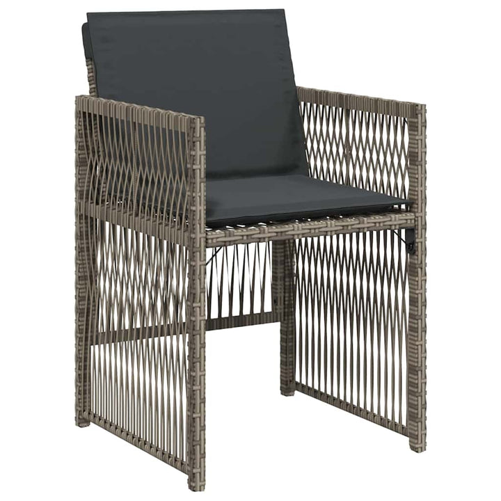 Have Spisebordssæt 5 pcs Grå Poly rattan