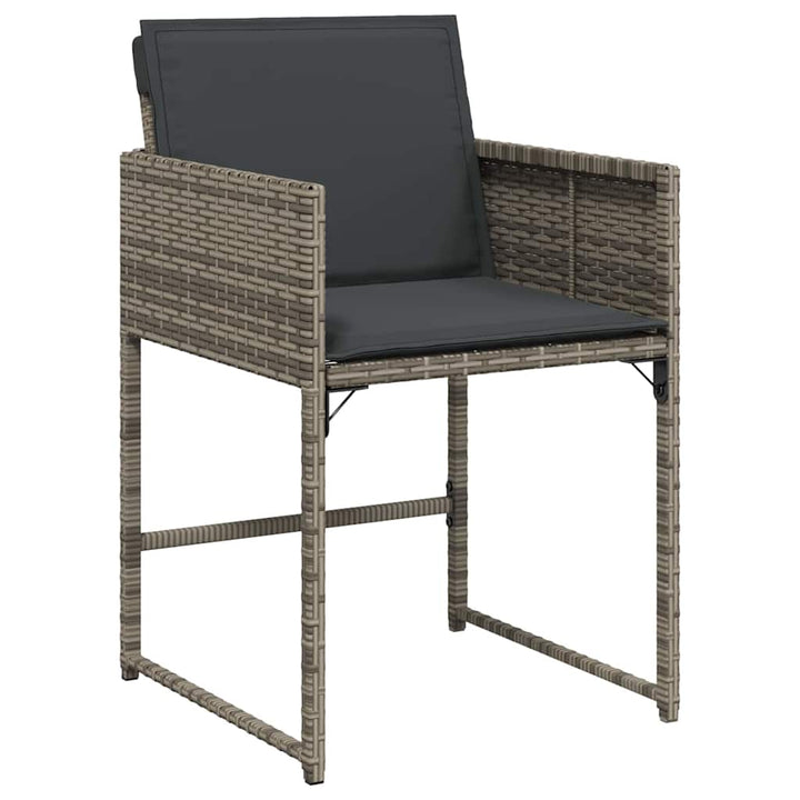 Have Spisebordssæt 5 pcs Grå polyrattan