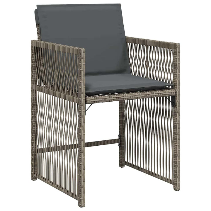 Have Spisebordssæt 5 pcs Grå polyrattan