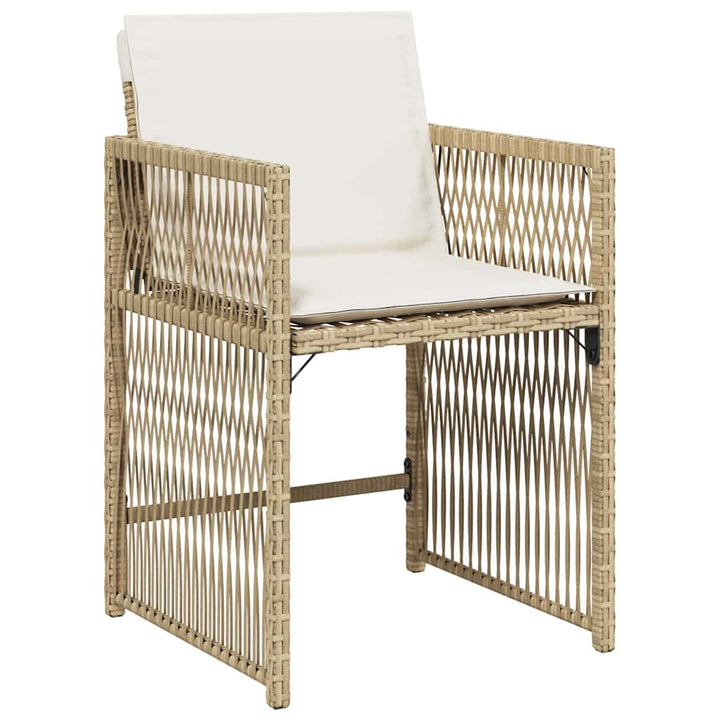Have Spisebordssæt 5 pcs Beige polyrattan