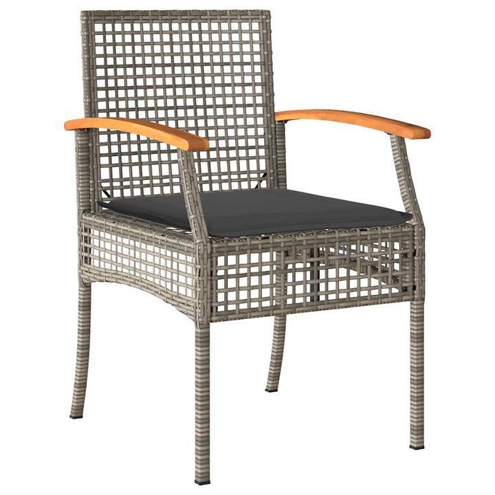 Have Spisebordssæt 3 pcs Grå polyrattan