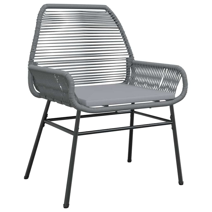 Have Spisebordssæt 3 pcs Grå polyrattan