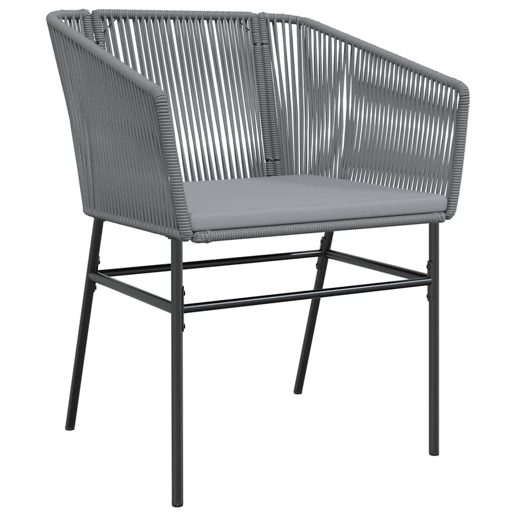 Have Spisebordssæt 5 pcs Grå Poly rattan