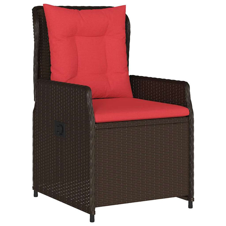 Have Spisebordssæt 3 pcs Brun Poly rattan