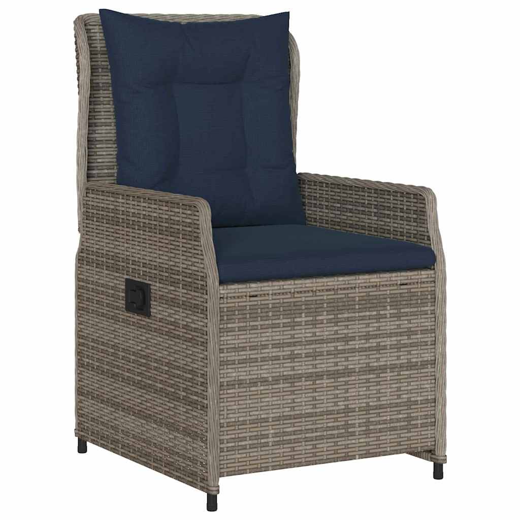 Have Spisebordssæt 7 pcs Grå Poly rattan