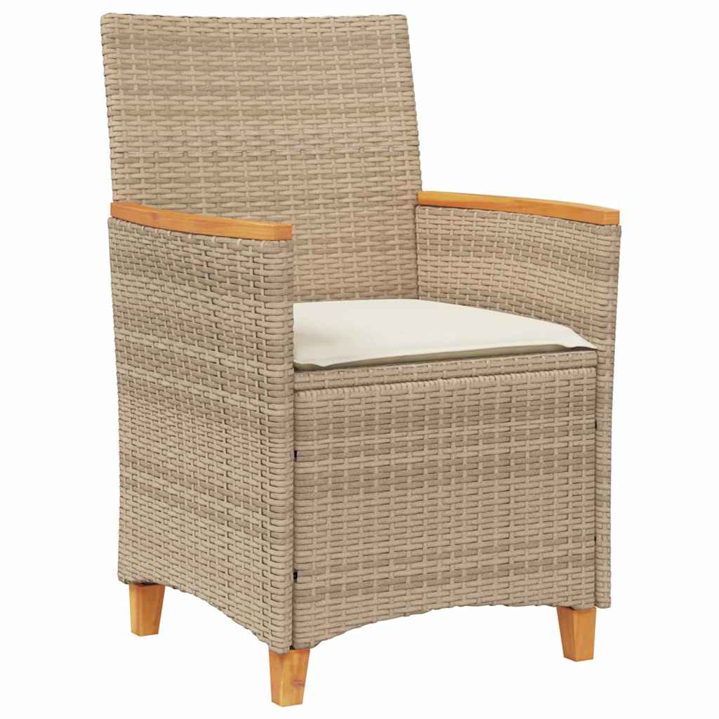 Have Spisebordssæt 3 pcs Beige polyrattan