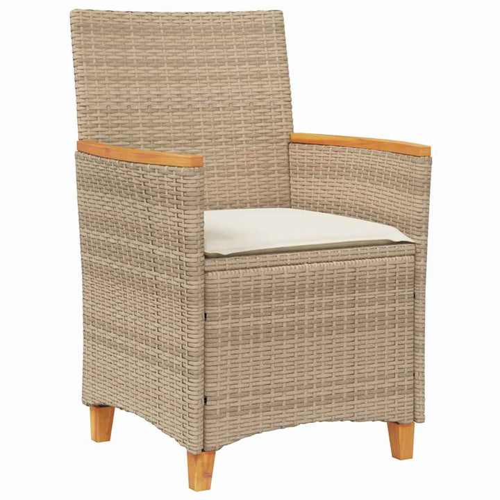 Have Spisebordssæt 3 pcs Beige polyrattan