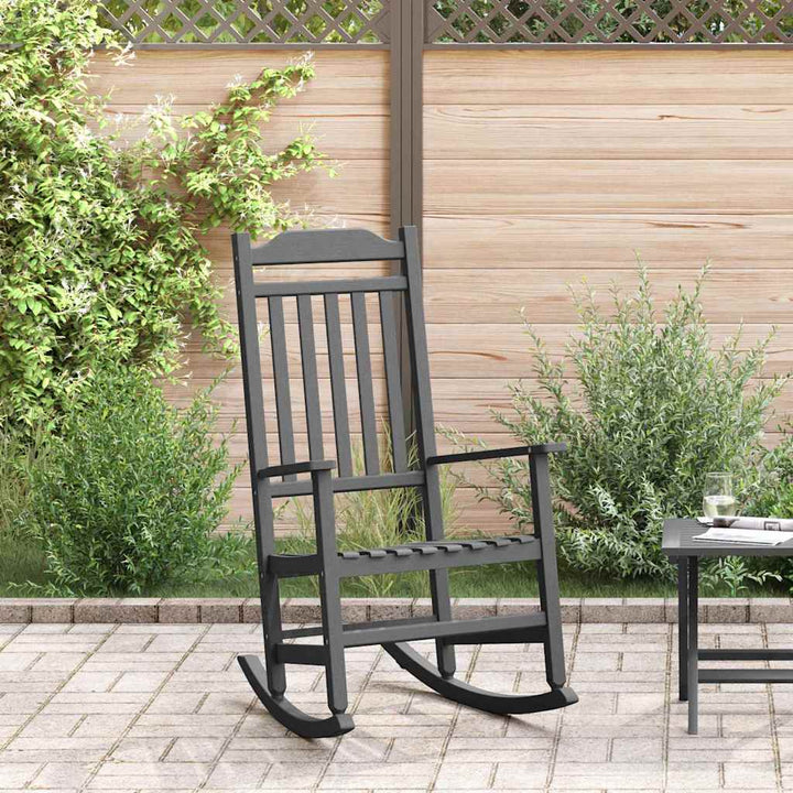 Gyngestol Sort 65 x 84 x 114 cm Polyethylen
